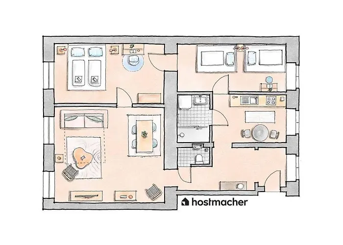 Apartmán Vogue 2br Suite, Near Pulse By Hm *